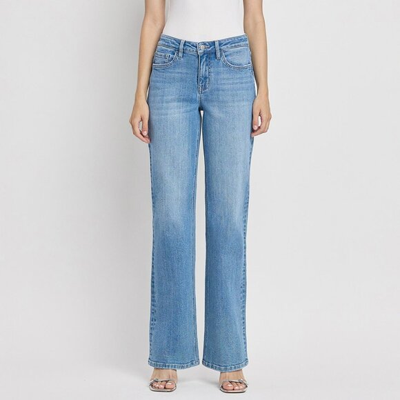 NWT Flying Monkey 90’s High Rise Vintage Flare Jeans - Picture 13 of 15